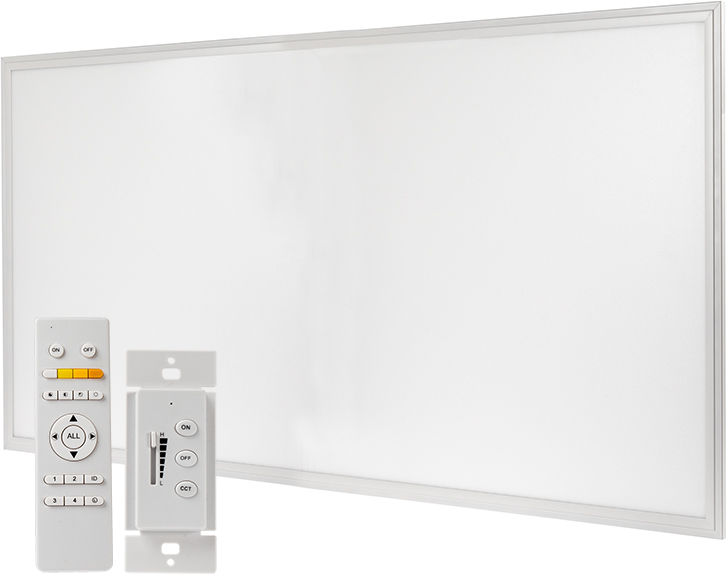 2&rsquo;x4&rsquo; LED panel with remote control and wall switch